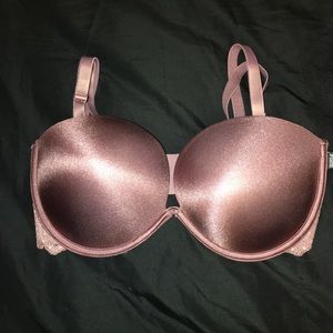 PINK Victoria Secret Dark Rose Push Up Bra